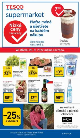 Hyper-Supermarkety nabídky v Liberec | Tesco leták v Tesco | 21. 9. 2022 - 27. 9. 2022