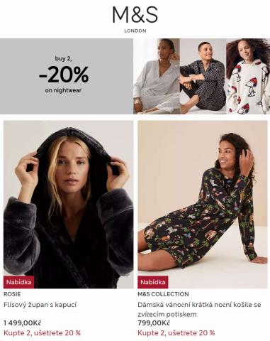Marks & Spencer katalog v Praha | Kupte 2, ušetřete 20 % na nočním prádle | 30. 11. 2022 - 18. 12. 2022