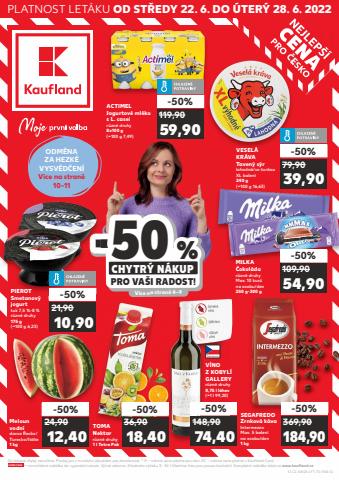 Hyper-Supermarkety nabídky v České Budějovice | Kaufland leták v Kaufland | 22. 6. 2022 - 28. 6. 2022