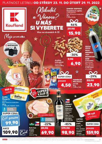 Hyper-Supermarkety nabídky v Plzeň | Kaufland leták v Kaufland | 23. 11. 2022 - 29. 11. 2022