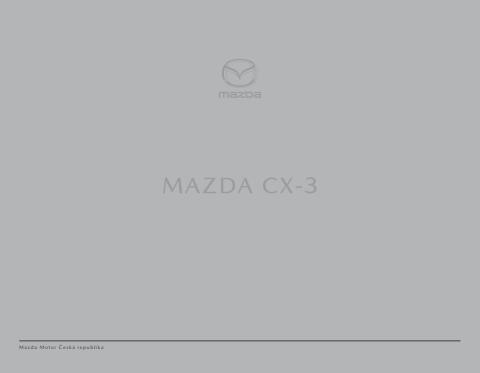 Mazda katalog v Praha | Mazda CX3 | 3. 1. 2022 - 31. 12. 2022