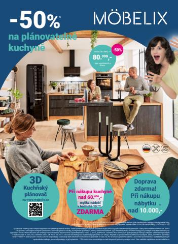 Bydlení a Nábytek nabídky v Praha | -50% na plánovatelné kuchyně v Möbelix | 1. 8. 2022 - 14. 8. 2022