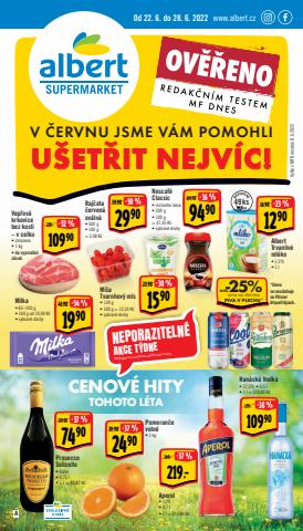 Hyper-Supermarkety nabídky v Hradec Králové | katalog Albert v Albert | 22. 6. 2022 - 28. 6. 2022