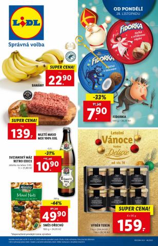 Hyper-Supermarkety nabídky v Praha | Vánoce Deluxe v Lidl | 24. 11. 2022 - 4. 12. 2022
