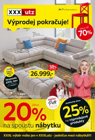 XXXLutz katalog v Plzeň | XXXLUTZ Výprodej pokračuje! slevy až 70% | 20. 6. 2022 - 3. 7. 2022