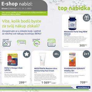 Zdraví a Kosmetika nabídky v Brno | Akce pro e-shop v Benu | 2. 3. 2023 - 31. 3. 2023
