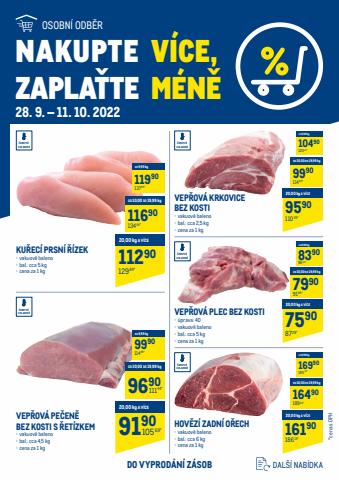 Hyper-Supermarkety nabídky v Liberec | Nakupte více, zaplaťte méně - maso v Makro | 26. 9. 2022 - 29. 9. 2022