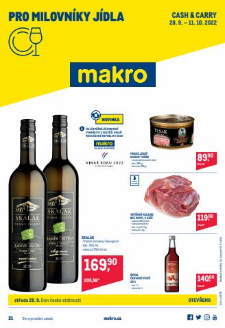 Makro katalog v Sokolov | Pro milovníky jídla | 26. 9. 2022 - 29. 9. 2022