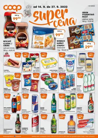 Hyper-Supermarkety nabídky v Jindřichův Hradec | katalog Coop v Coop | 14. 9. 2022 - 27. 9. 2022