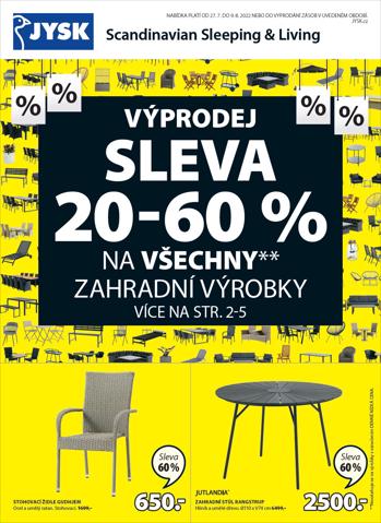 Bydlení a Nábytek nabídky v Praha | Aktuální leták v JYSK | 4. 8. 2022 - 9. 8. 2022