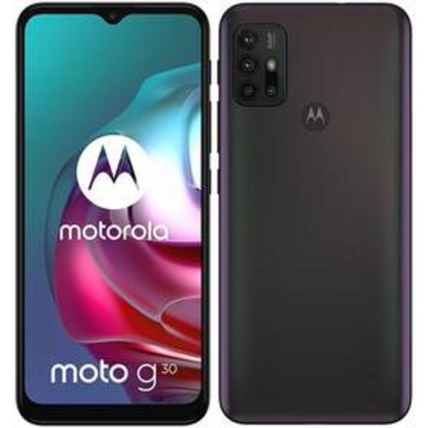 Mobilní telefon Motorola Moto G30 6/128 GB - ZÁNOVNÍ - 12 měsíců záruka - Dark Pearl akce v 4499Kč