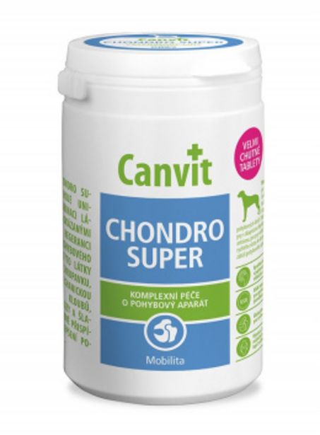 Kloubní výživa Canvit Chondro Super pro psy 230g  akce v 390Kč