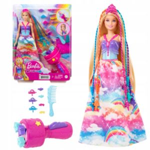 Barbie princezna s barevnými vlasy herní set akce v 899Kč v Bambule