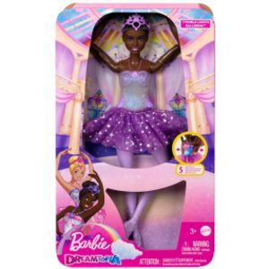 Barbie Svítící magická baletka s fialovou sukní akce v 799Kč v Sparkys