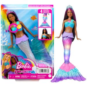 Barbie blikající mořská panna brunetka akce v 699Kč v Sparkys