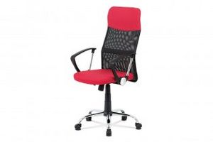 Kancelářská židle KYLER, červená/černá akce v 1990Kč v Nejlevnejsinabytek